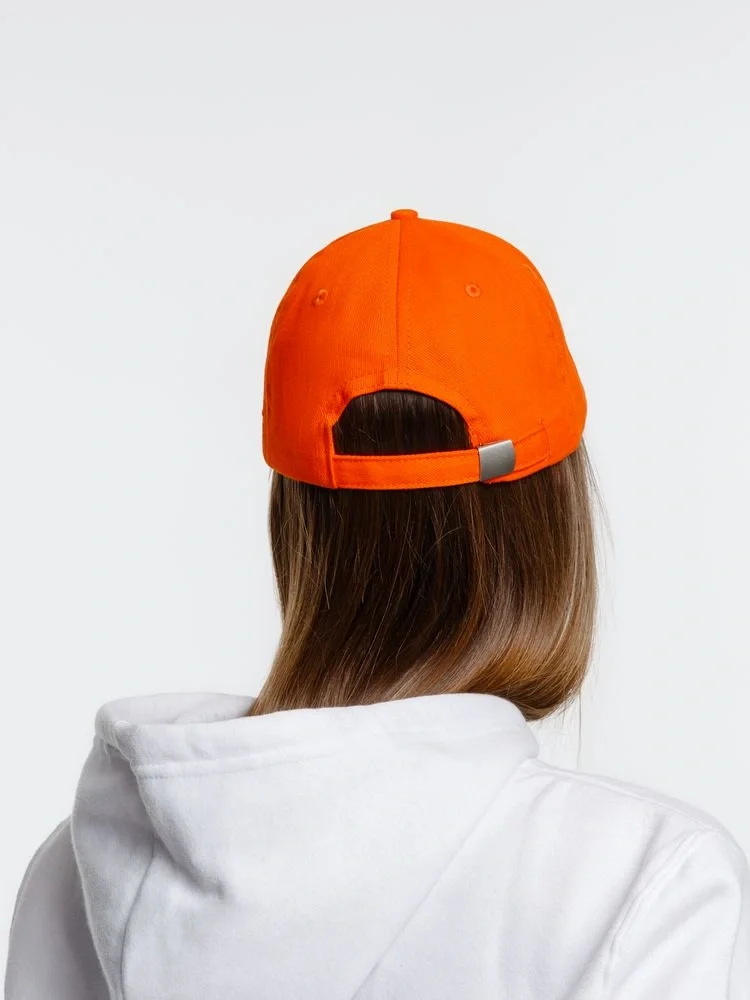 Бейсболка Spiker, оранжевая с белым - фото 7