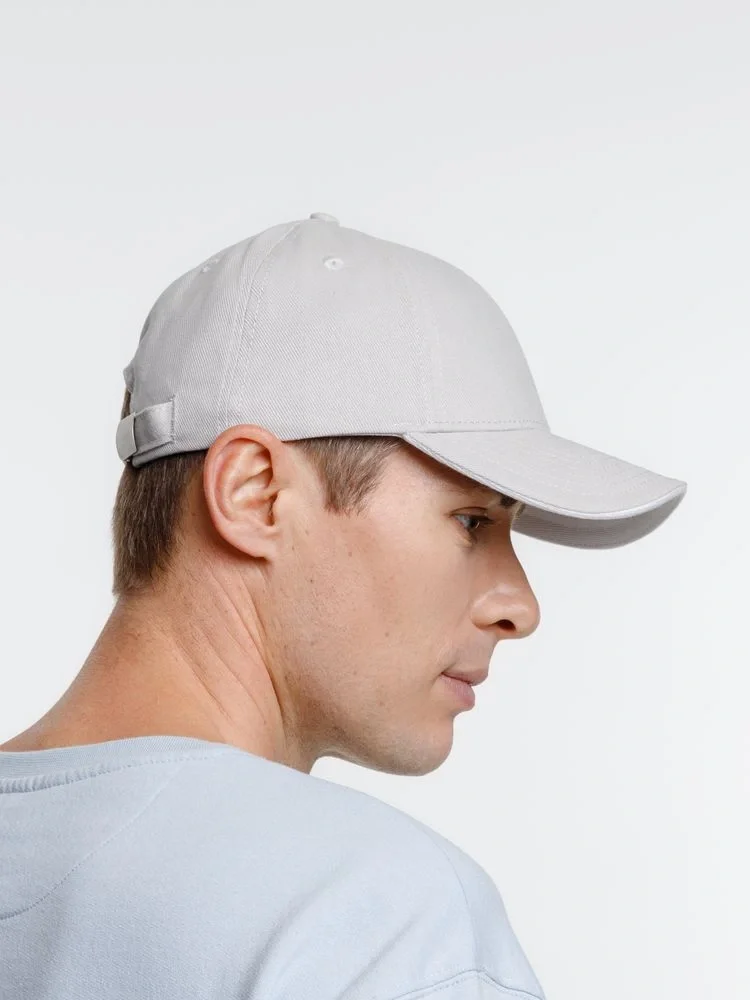 Бейсболка Spiker, серая с белым - фото 7