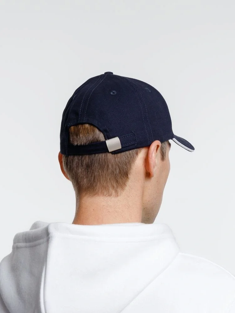 Бейсболка Spiker, темно-синяя с белым - фото 10