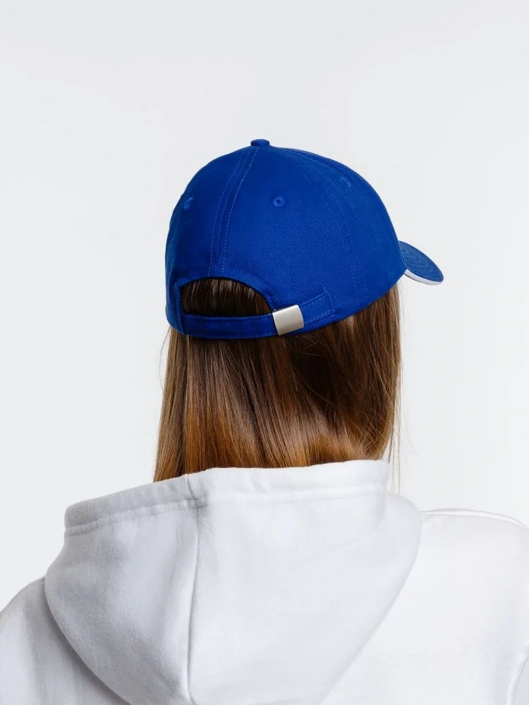 Бейсболка Spiker, ярко-синяя с белым - фото 11