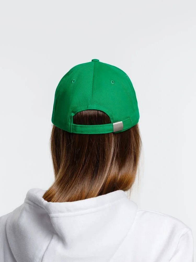 Бейсболка Spiker, зеленая с белым - фото 8