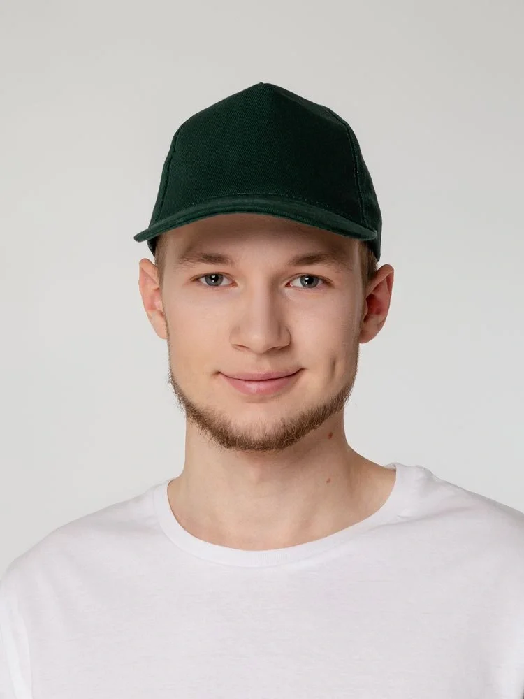 Бейсболка Standard, темно-зеленая - фото 5
