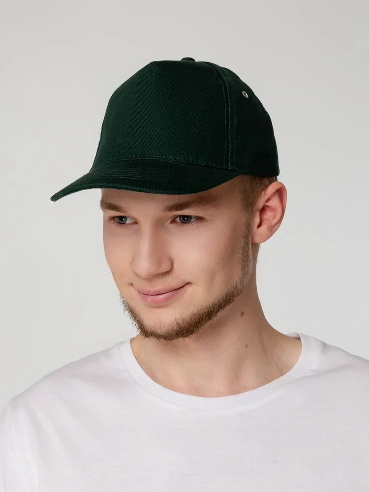 Бейсболка Standard, темно-зеленая - фото 6