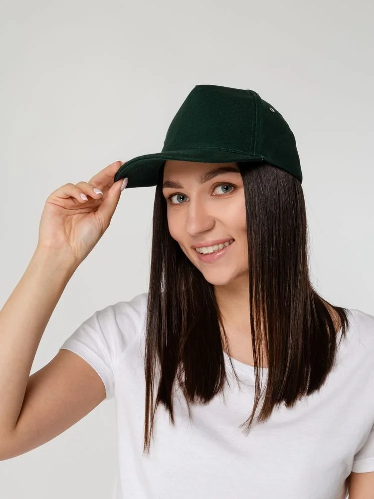 Бейсболка Standard, темно-зеленая - фото 7