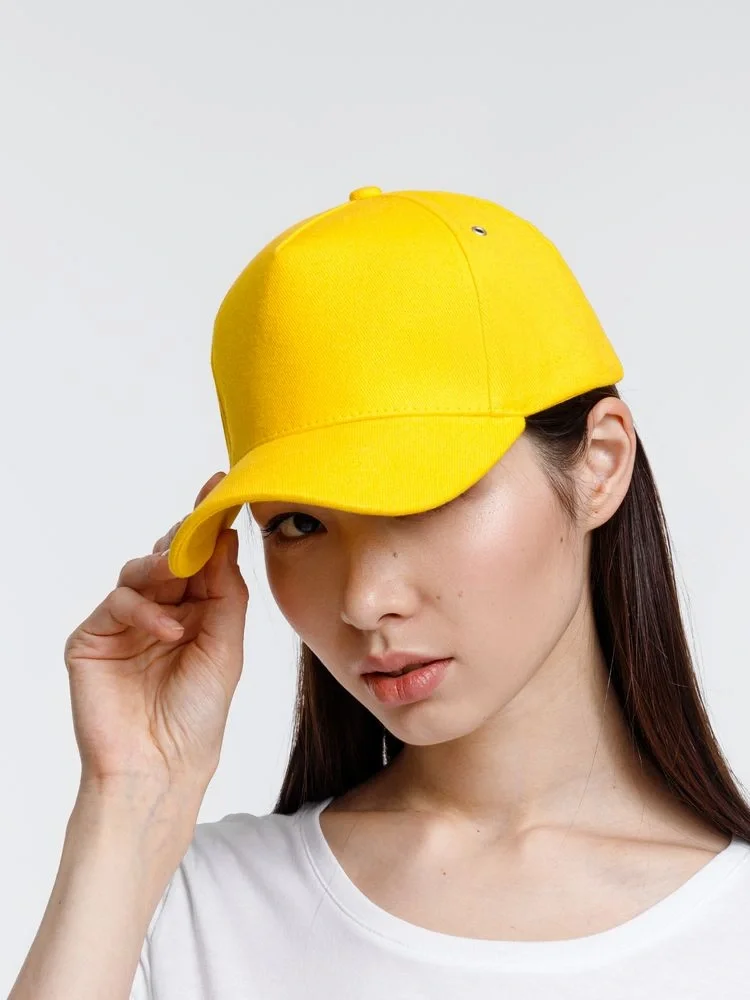 Бейсболка Standard, желтая - фото 4