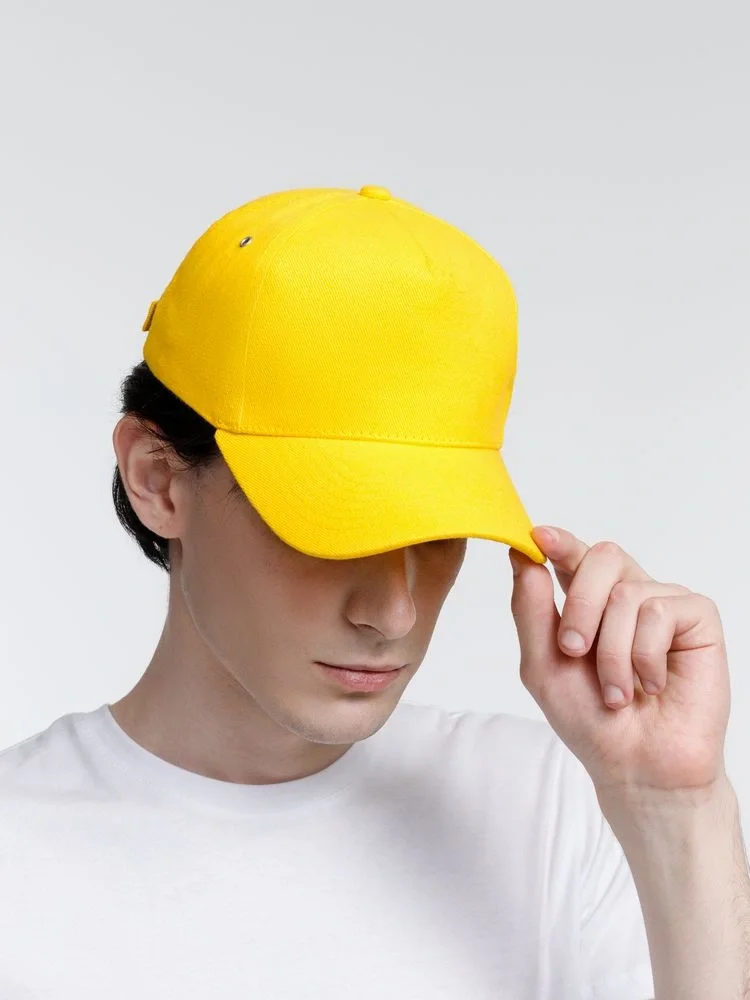 Бейсболка Standard, желтая - фото 9