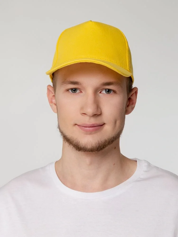 Бейсболка Standard, желтая (лимонная) - фото 7