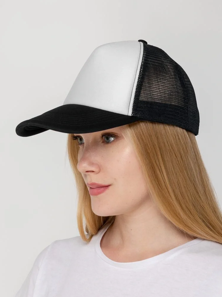 Бейсболка Sunbreaker, черная с белым - фото 6