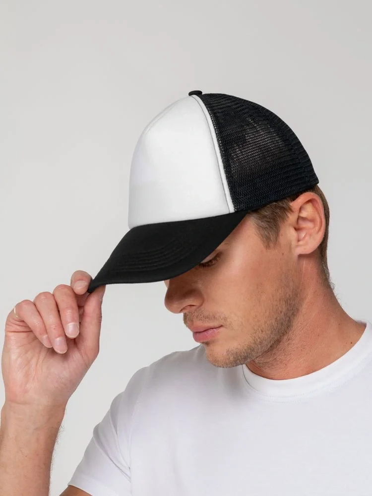 Бейсболка Sunbreaker, черная с белым - фото 7