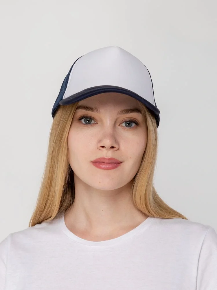 Бейсболка Sunbreaker, темно-синяя с белым - фото 5