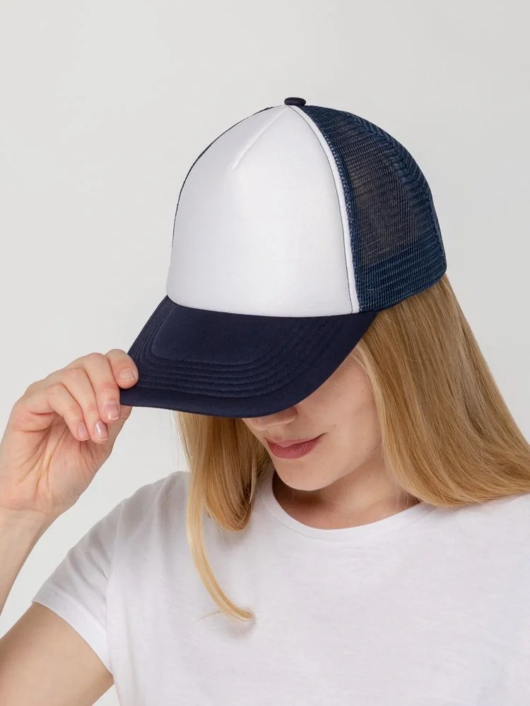 Бейсболка Sunbreaker, темно-синяя с белым - фото 6