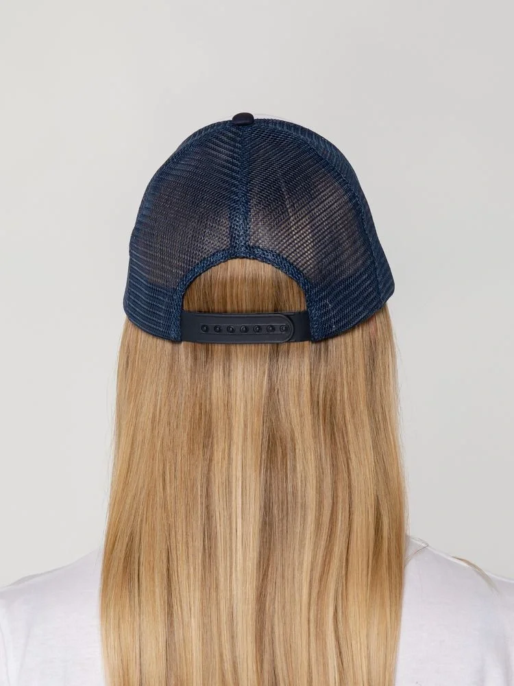 Бейсболка Sunbreaker, темно-синяя с белым - фото 7