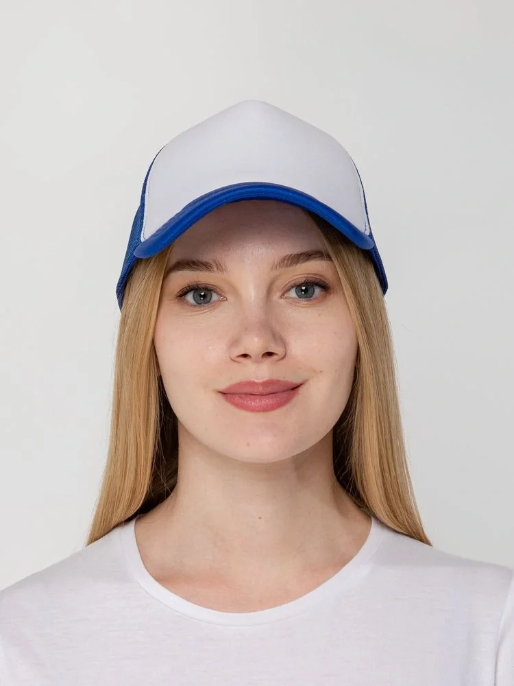 Бейсболка Sunbreaker, ярко-синяя с белым - фото 8