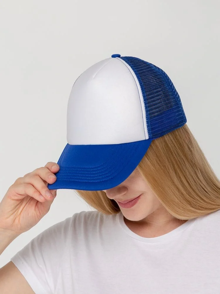 Бейсболка Sunbreaker, ярко-синяя с белым - фото 9