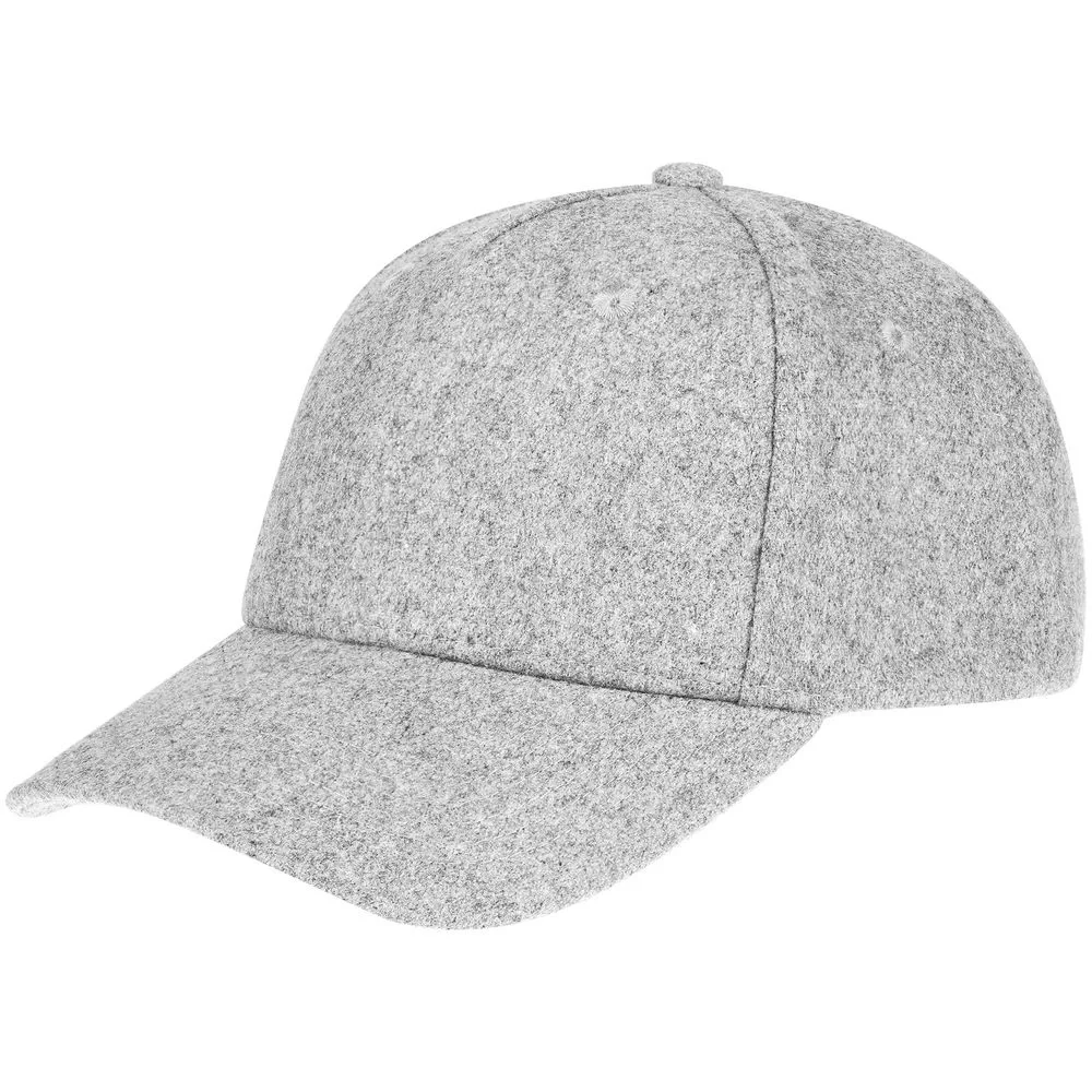 Бейсболка Woolridge, серый меланж - фото 1