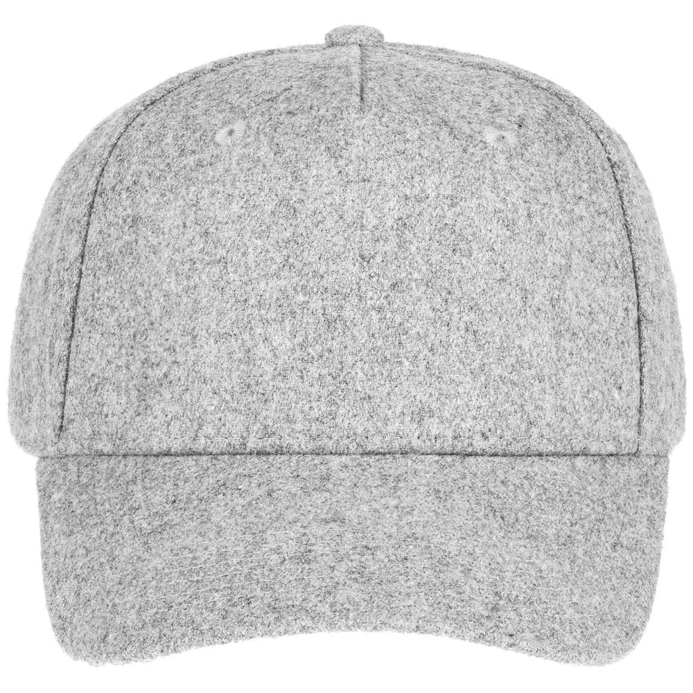 Бейсболка Woolridge, серый меланж - фото 3