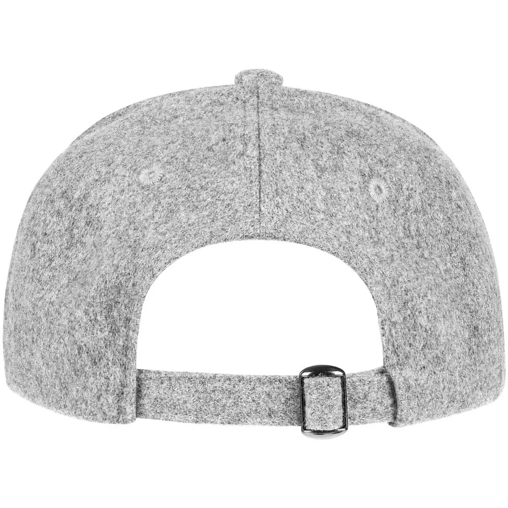Бейсболка Woolridge, серый меланж - фото 4