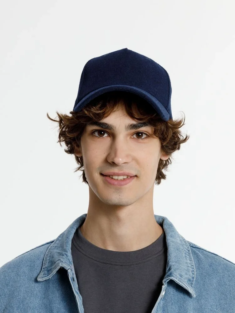 Бейсболка Woolridge, темно-синяя - фото 6