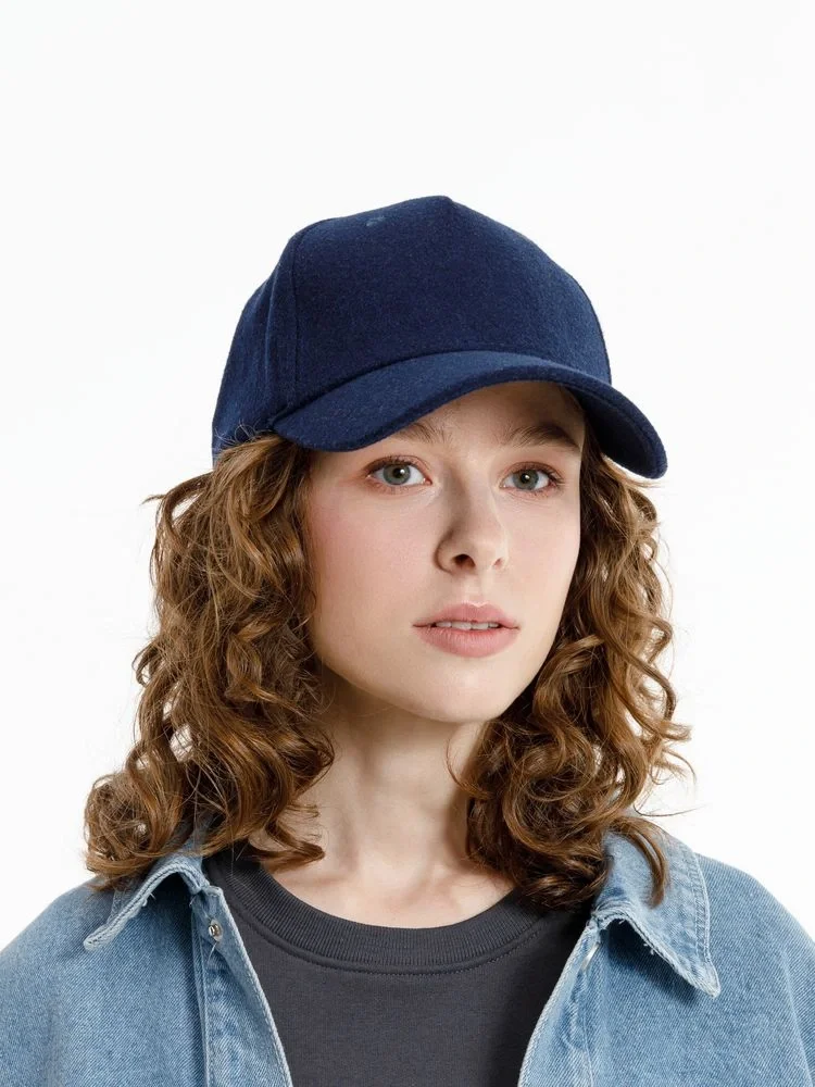 Бейсболка Woolridge, темно-синяя - фото 9