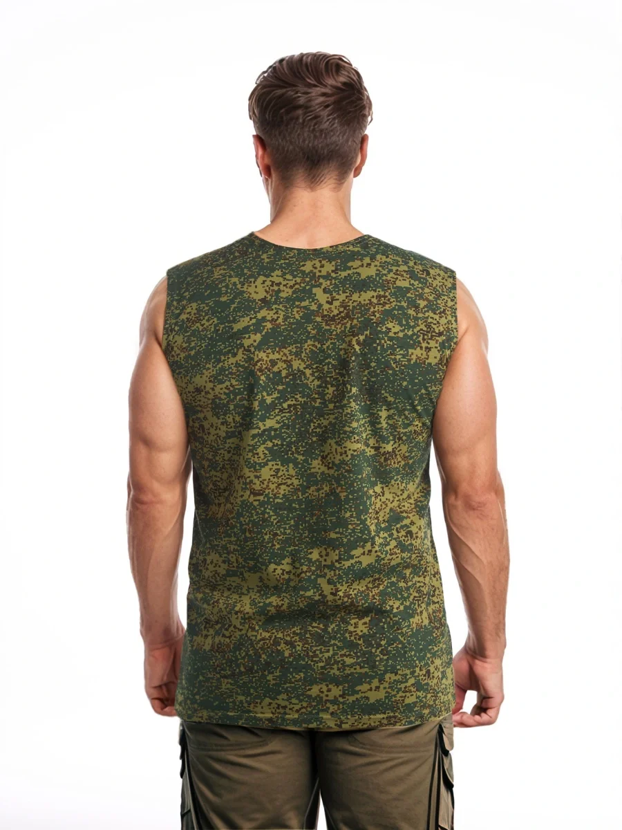 Безрукавка-афганка "Цифра зеленая" - фото 3