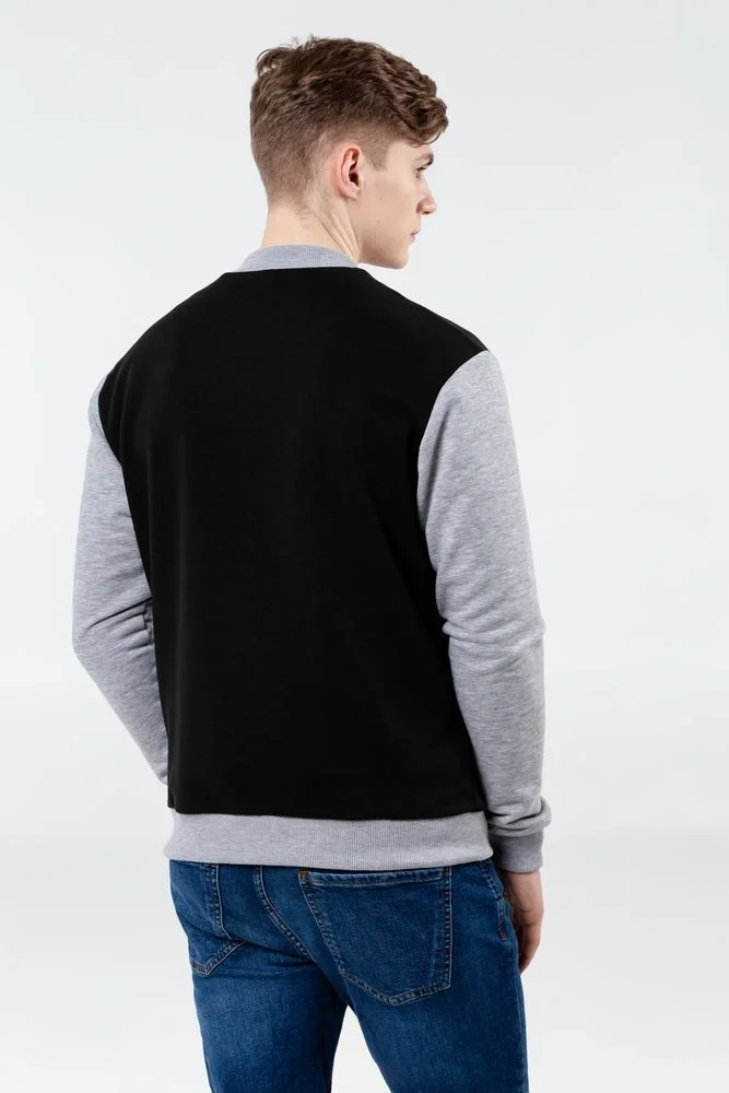 Бомбер College, ярко-синий - фото 7