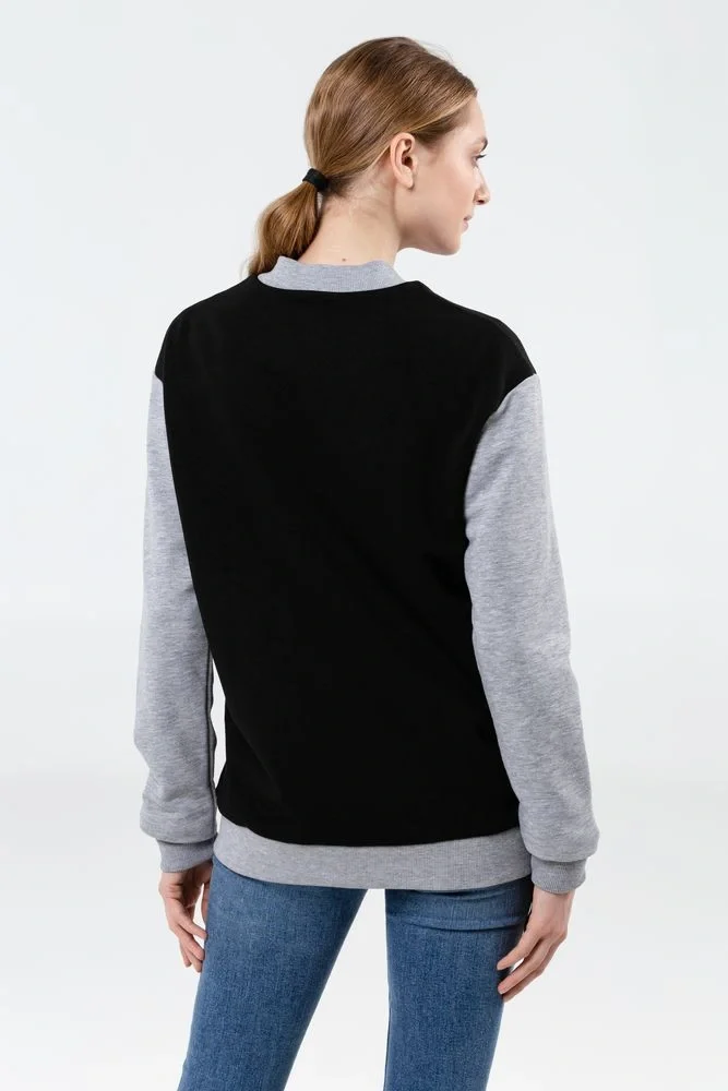 Бомбер College, ярко-синий - фото 9