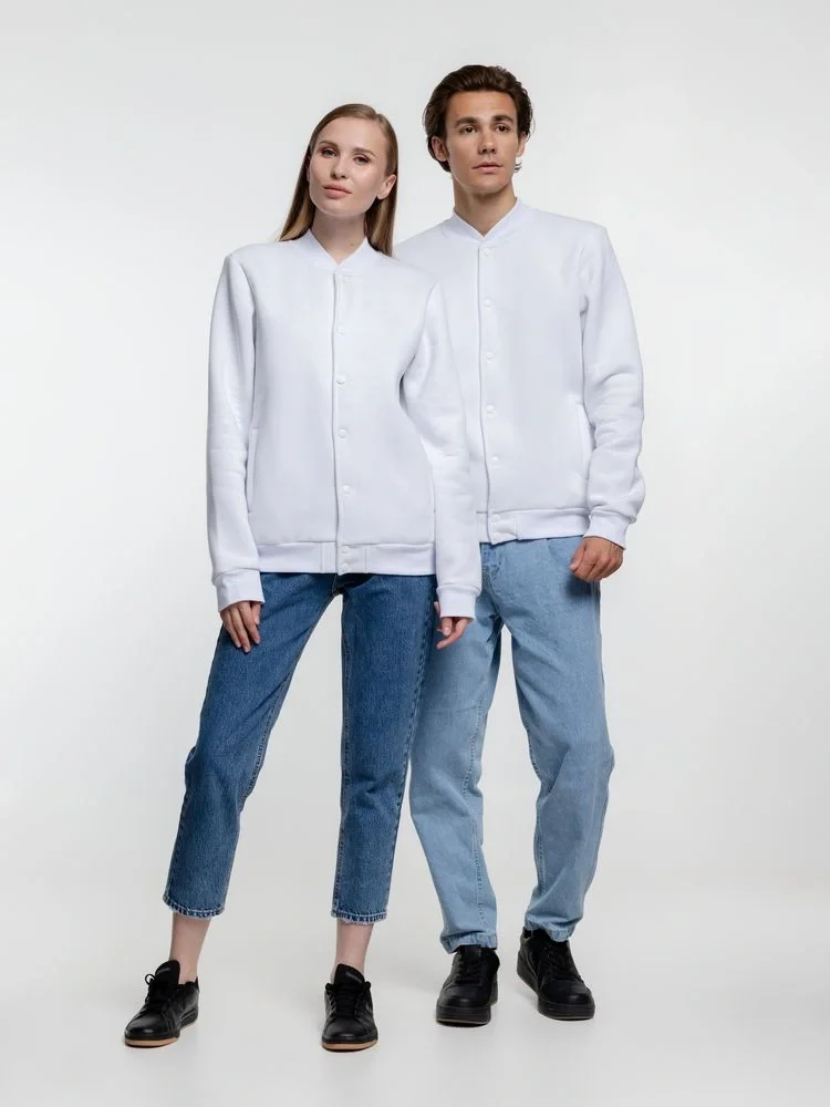 Бомбер Graduate, белый - фото 15