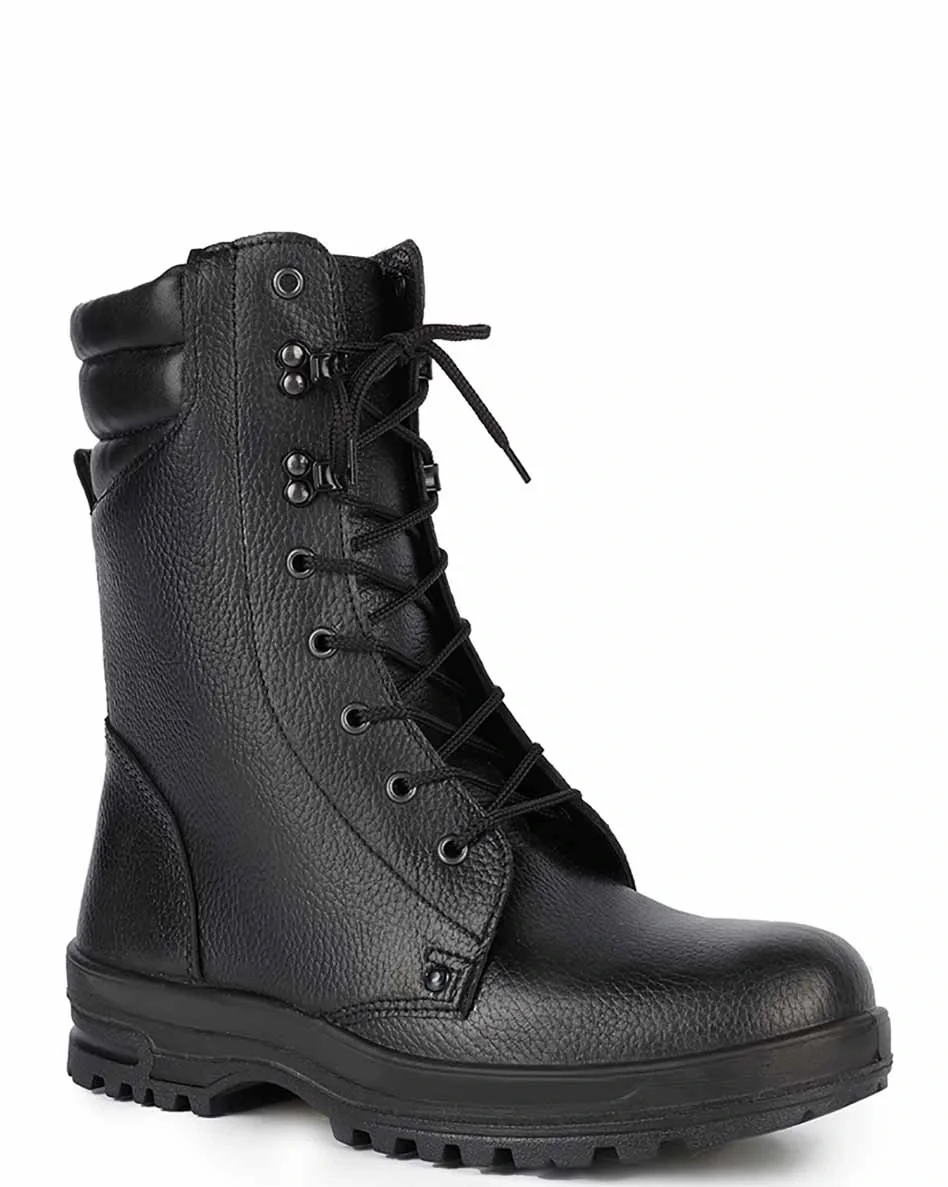 Ботинки с высокими берцами "Витязь" черные, натуральная кожа - фото 1