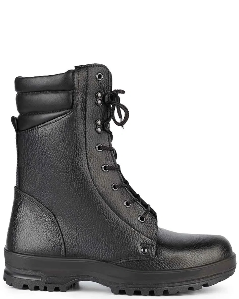 Ботинки с высокими берцами "Витязь" черные, натуральная кожа - фото 2