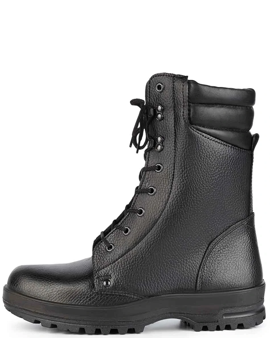 Ботинки с высокими берцами "Витязь" черные, натуральная кожа - фото 3