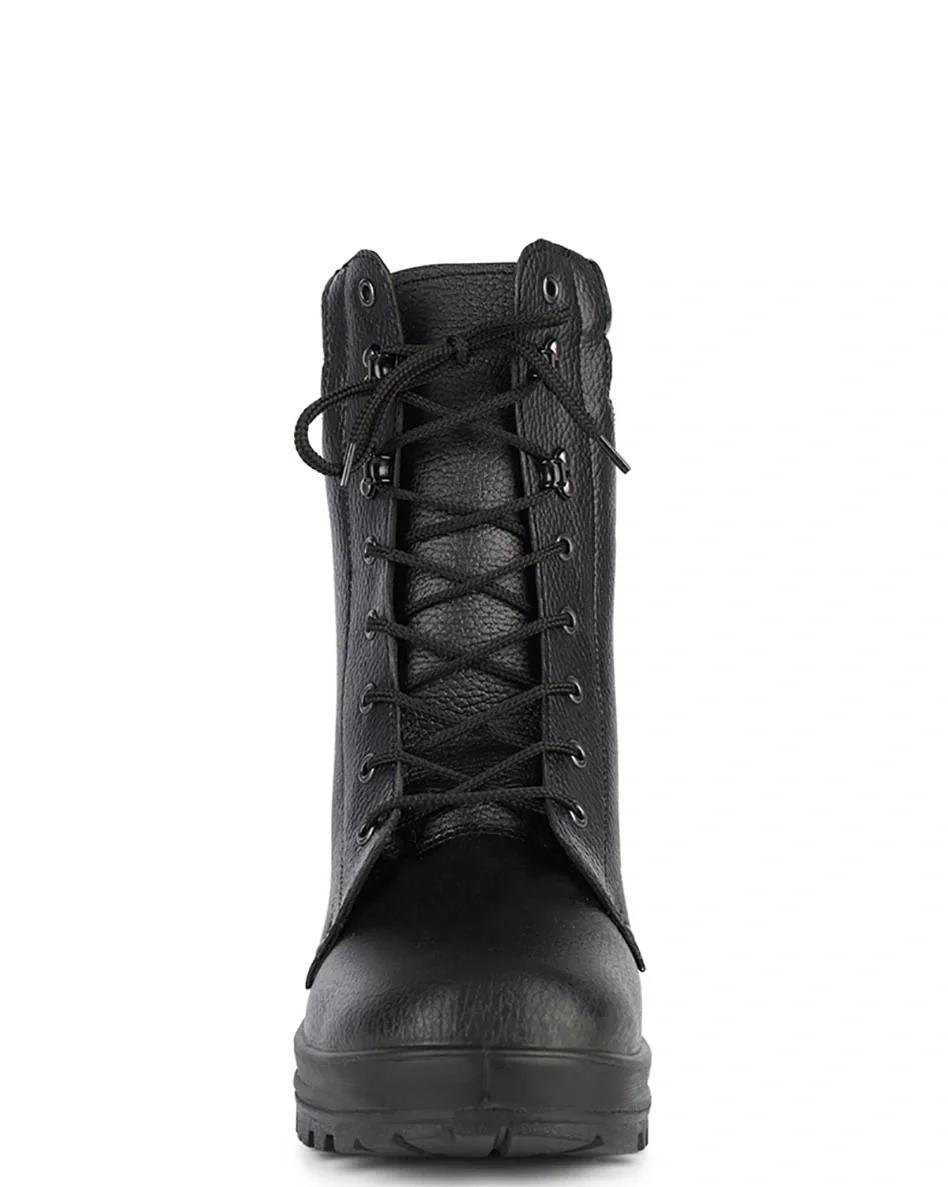 Ботинки с высокими берцами "Витязь" черные, натуральная кожа - фото 4