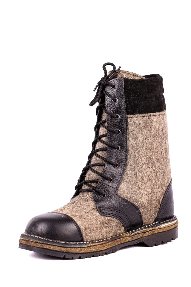 Ботинки комбинированные (войлок/юфть) с КП мод. ЛЛО 070 - фото 14
