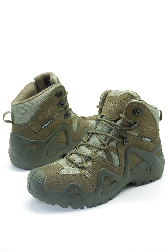 Ботинки PERFECT E-PRO зимние тактические (хаки) ПУ-Нитрил, АС - фото 1