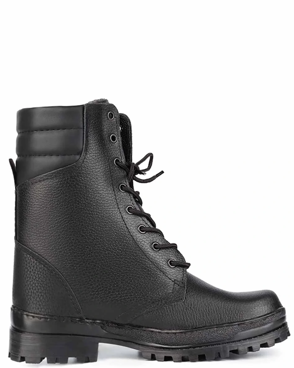 Ботинки с высокими берцами "Армия хром", натуральная кожа - фото 2