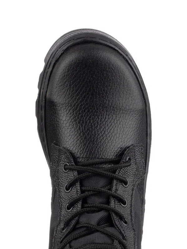 Ботинки с высокими берцами "Тропик" черные, натуральная кожа - фото 6