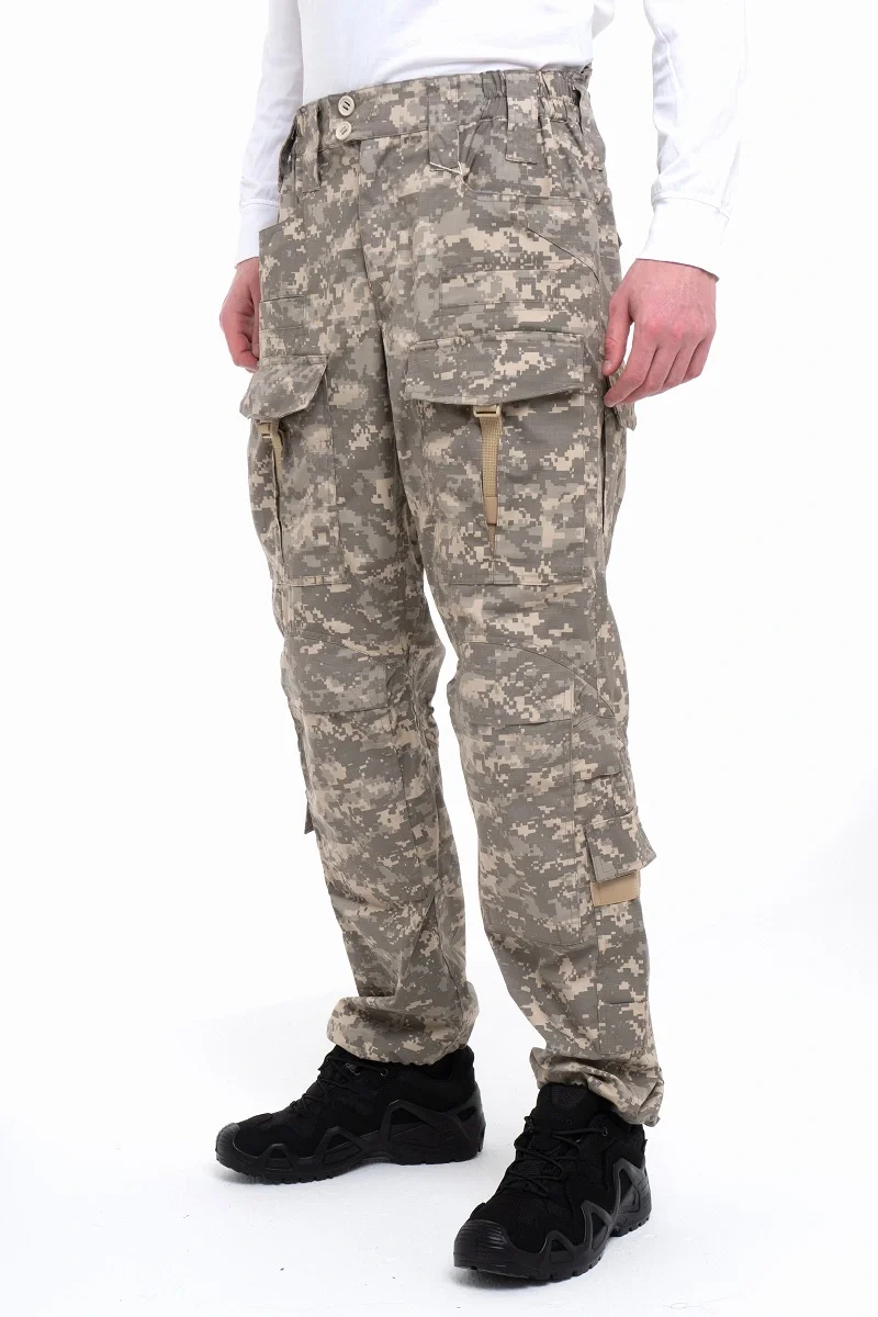 Брюки муские YUMCO А2200395М, цвет серый камуфляж - фото 1