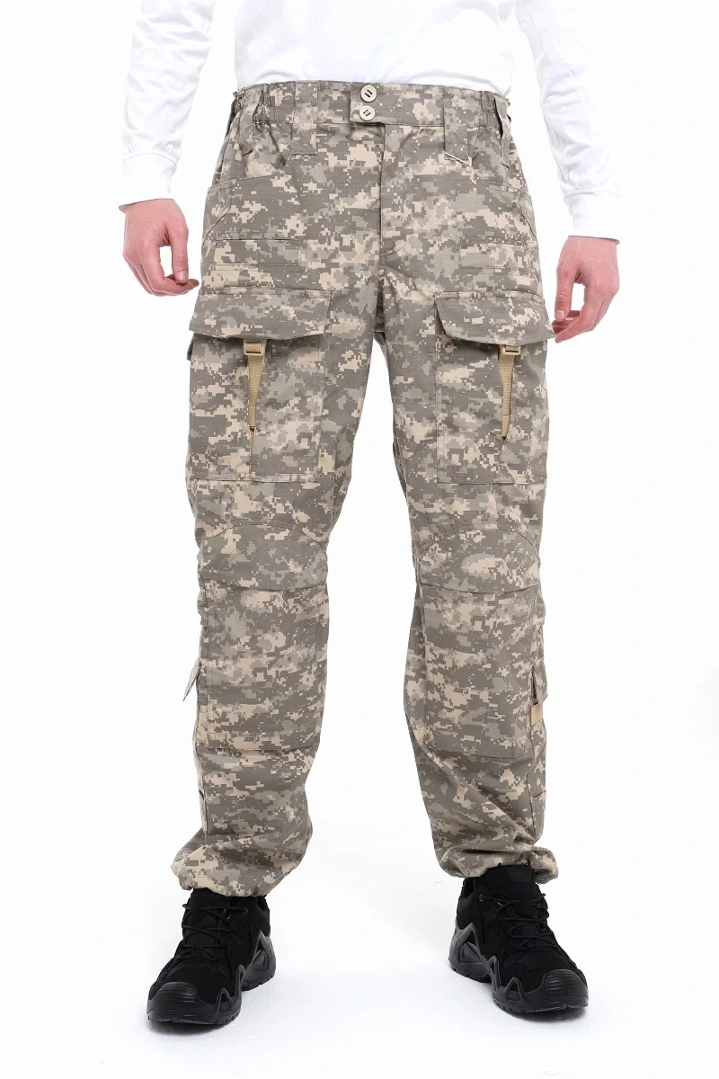 Брюки муские YUMCO А2200395М, цвет серый камуфляж - фото 8