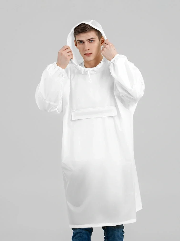 Дождевик-анорак Alatau, белый, единый размер - фото 5