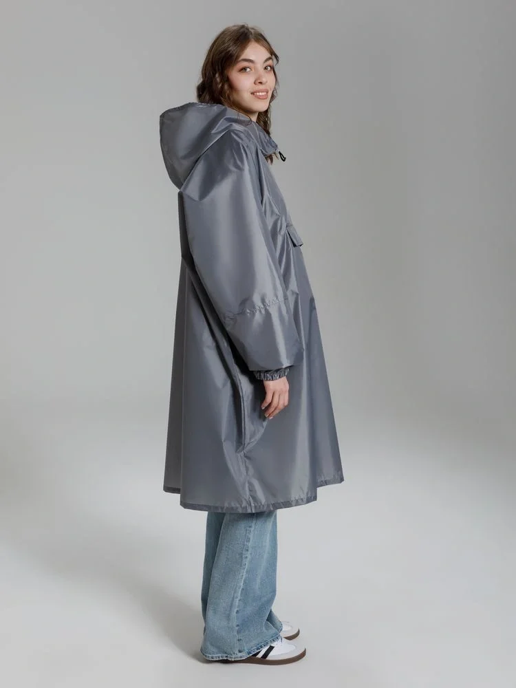 Дождевик-анорак Alatau, серый, единый размер - фото 9