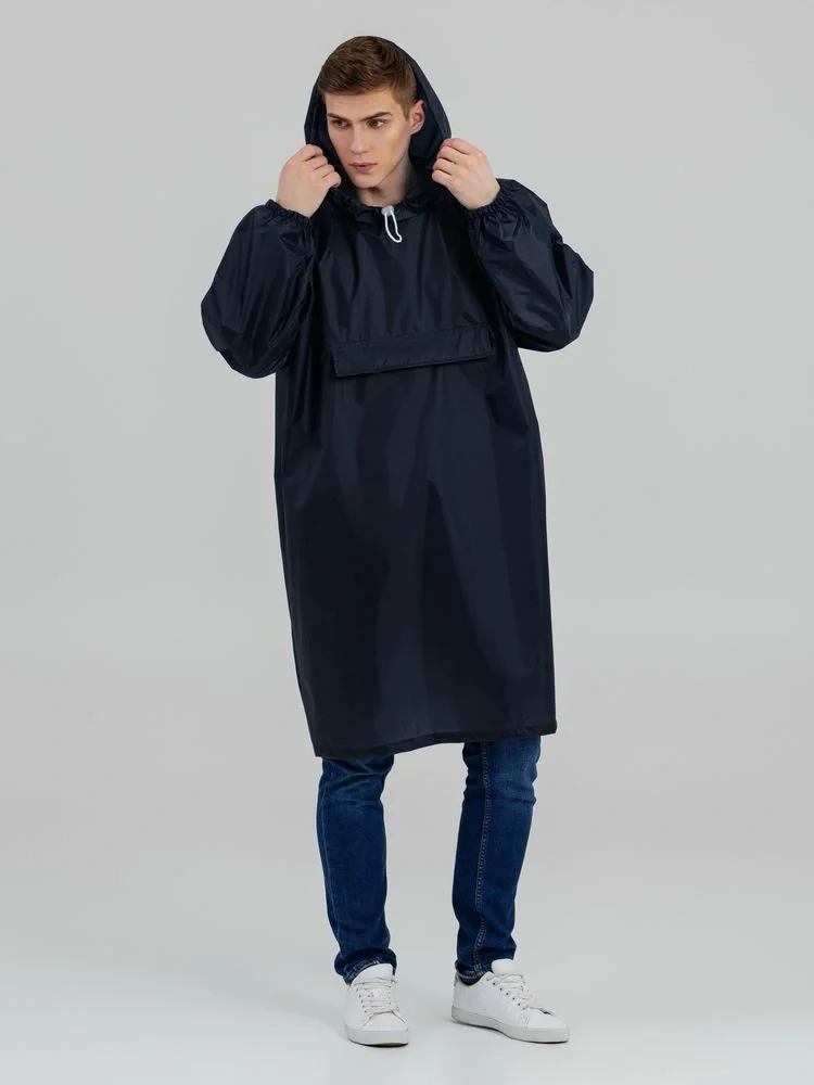 Дождевик-анорак Alatau, темно-синий, единый размер - фото 6