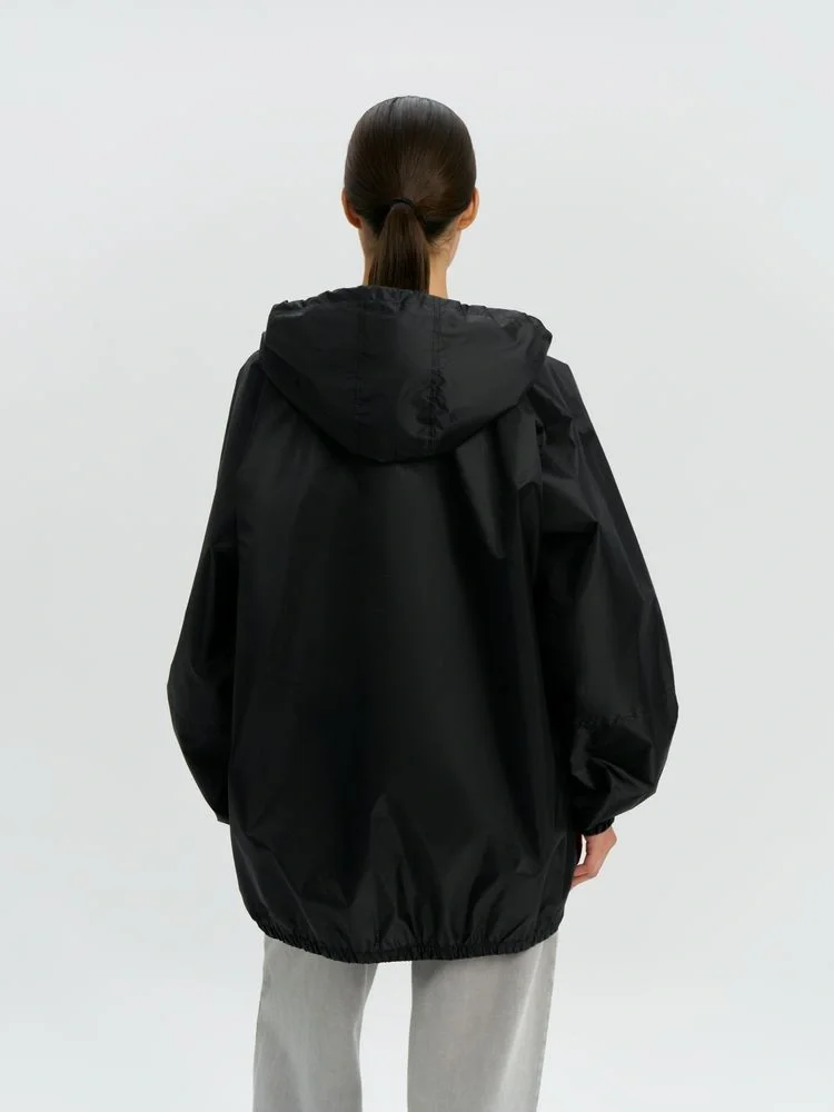 Дождевик-анорак Alatau, укороченный, черный, единый размер - фото 13