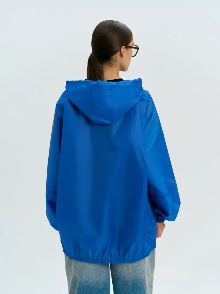 Дождевик-анорак Alatau, укороченный, синий, единый размер - фото 13