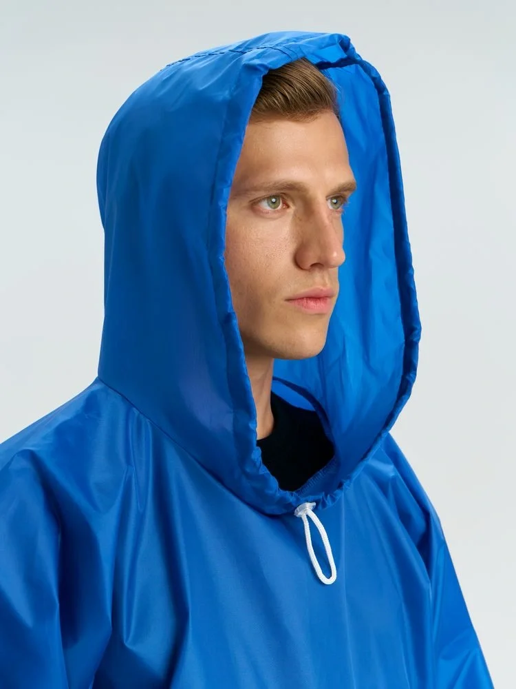 Дождевик-анорак Alatau, укороченный, синий, единый размер - фото 8