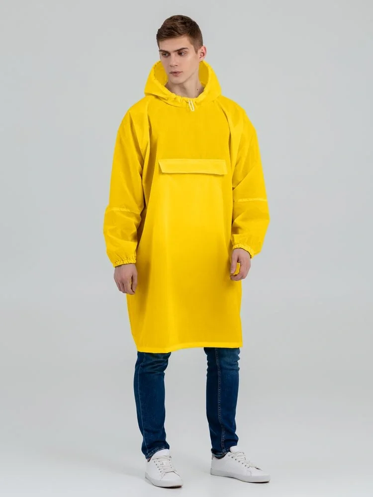 Дождевик-анорак Alatau, желтый, единый размер - фото 6