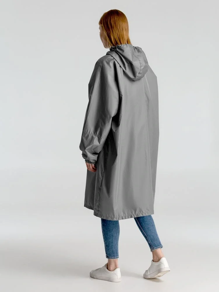 Дождевик-анорак Hard Work, серый, единый размер - фото 14