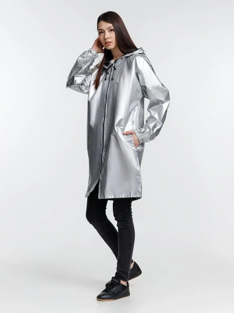 Дождевик Palladio Pockets, серебристый - фото 7
