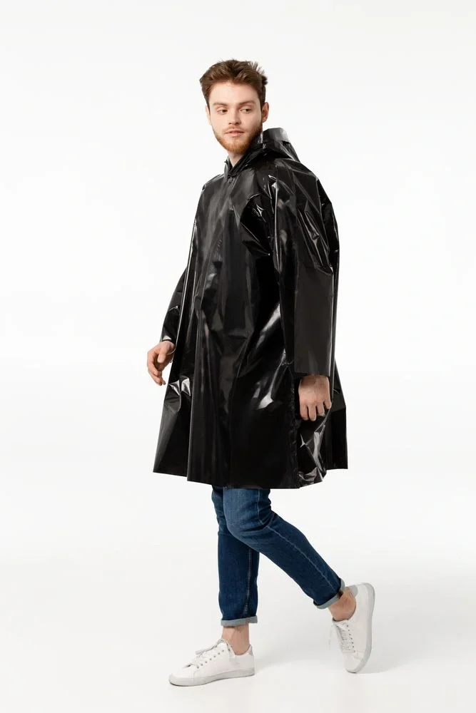 Дождевик-плащ CloudTime, черный - фото 6