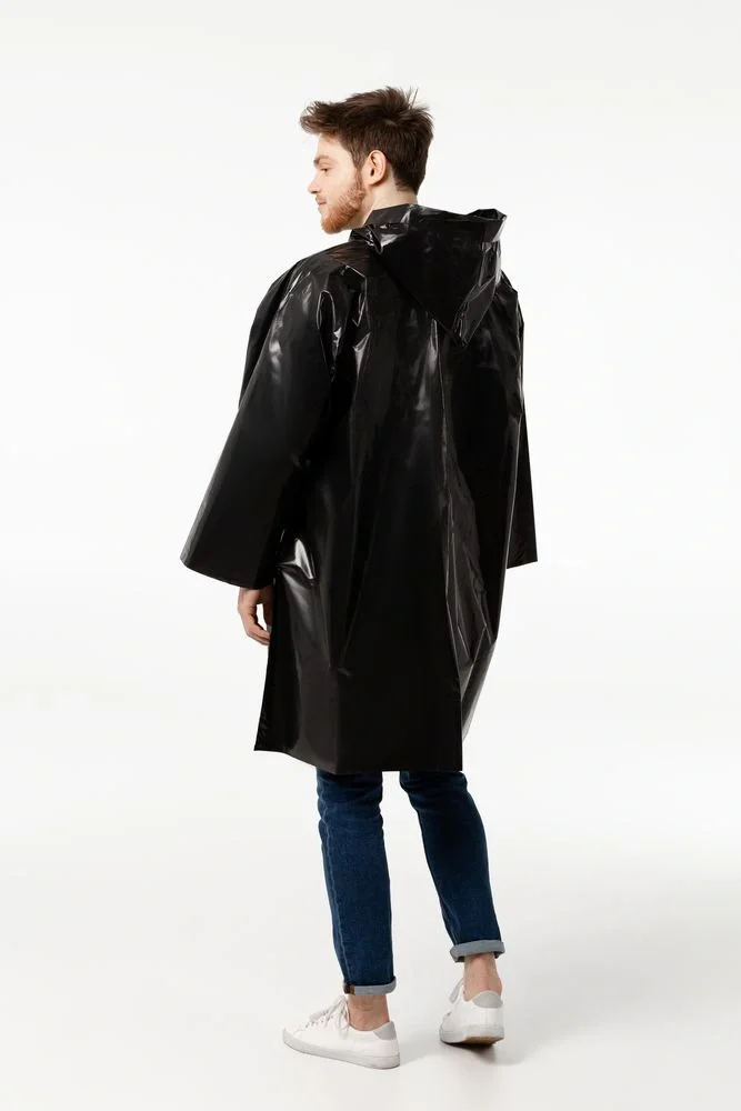 Дождевик-плащ CloudTime, черный - фото 7