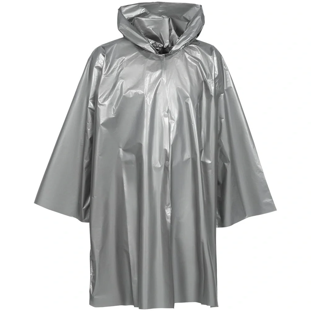 Дождевик-плащ CloudTime, серебристый - фото 2