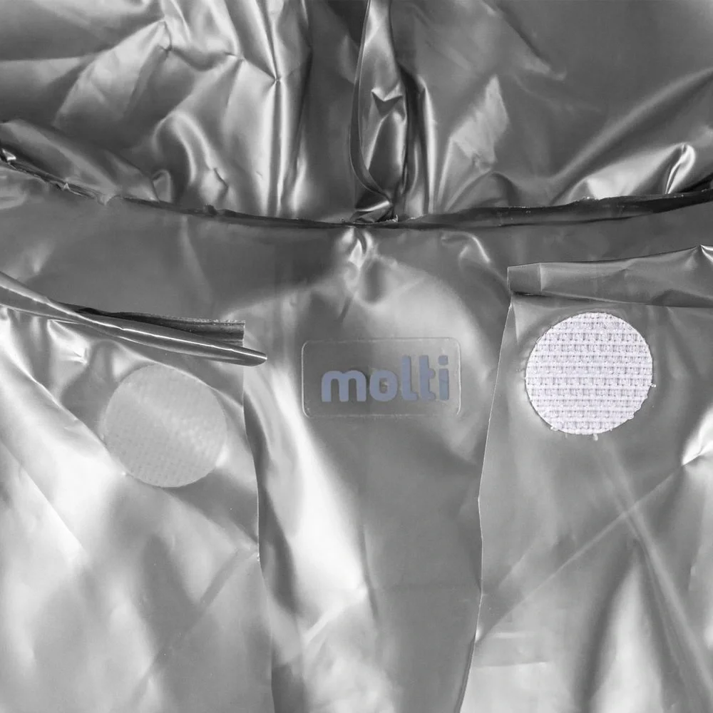 Дождевик-плащ CloudTime, серебристый - фото 4